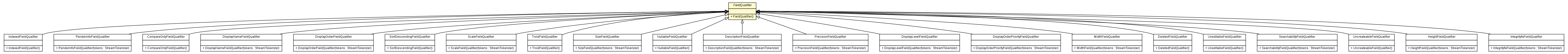 Package class diagram package FieldQualifier