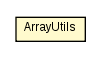 Package class diagram package ArrayUtils